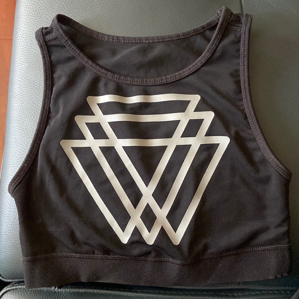 Mesh sports bra, thin lined